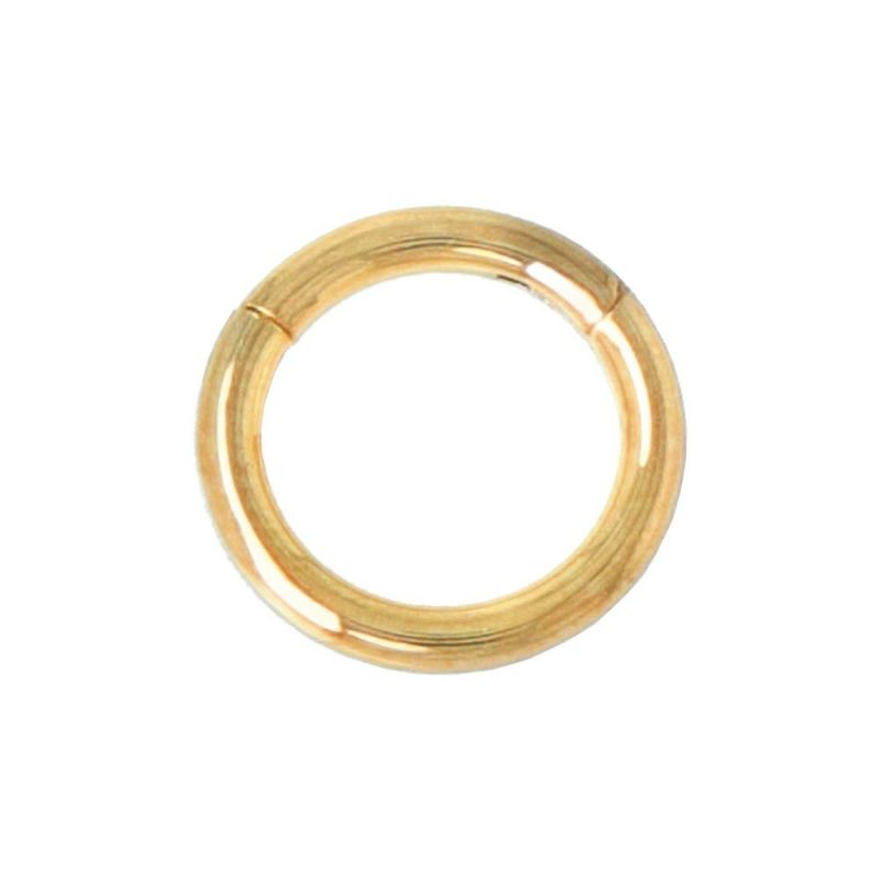 ボディピアス ステンレス フープ ワンタッチ セグメントリング 14G 内径8mｍ【1個販売】