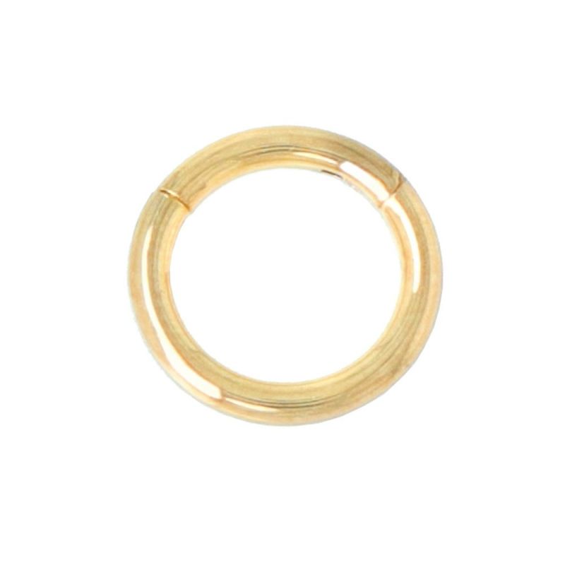 ボディピアス ステンレス フープ ワンタッチ セグメントリング 14G 内径8mｍ【1個販売】