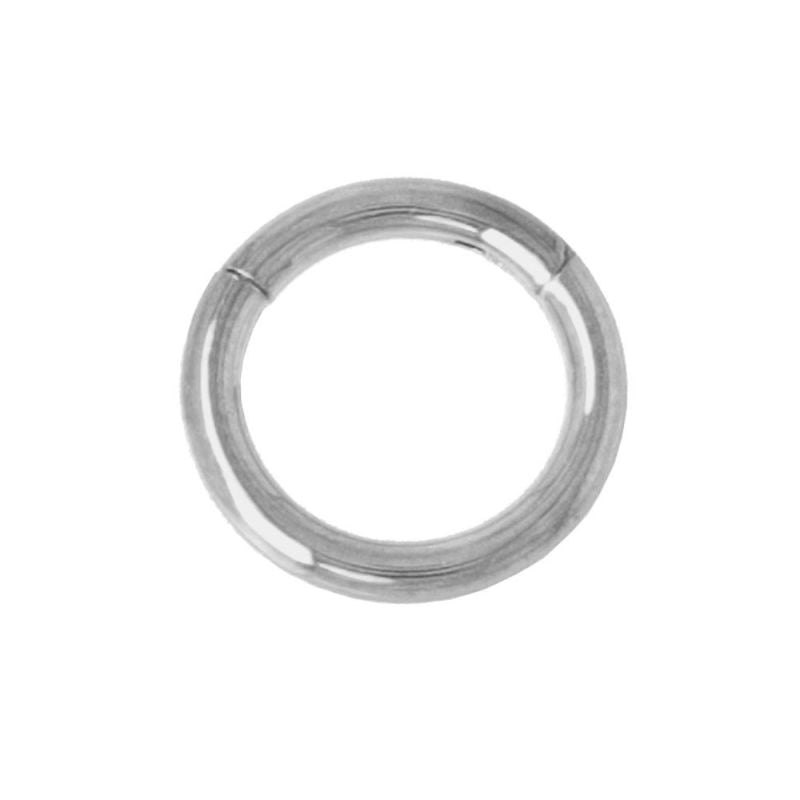 ボディピアス ステンレス フープ ワンタッチ セグメントリング 14G 内径8mｍ【1個販売】