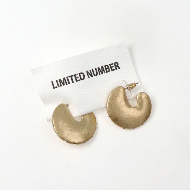 【LIMITED NUMBER】MOON ピアス ニッケルフリー フラワームーン