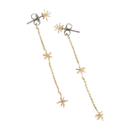 【LIMITED NUMBER】MOON ピアス ニッケルフリー ブライトスター 2way ステーションデザイン バックキャッチピアス