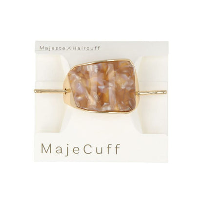 MajeCuff/マジェカフ マジェステみたいなヘアカフ 樹脂 マーブル メタル ニッケルフリー