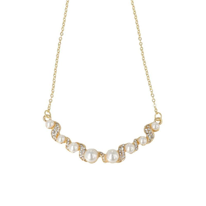 ネックレス パール ストーン ツイスト ショートネックレス – OSEWAYA 
