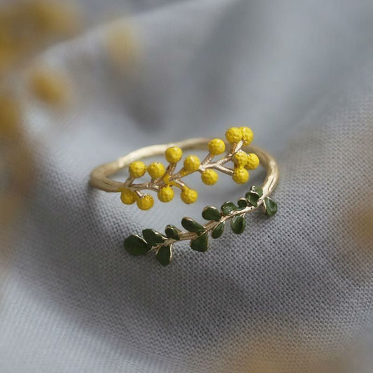 【Ayatorie】ミモザのリング