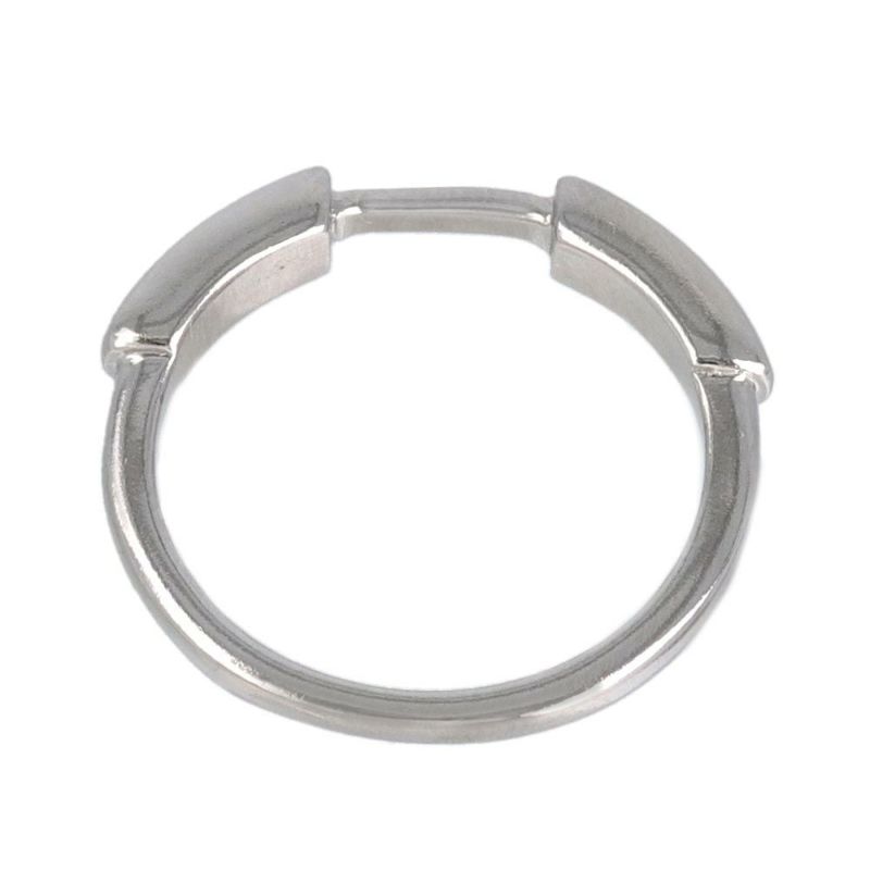 【Finobelle】ヴァイス リング ニッケルフリー 本ロジウム厚メッキ アクセント サークル 13号 指輪