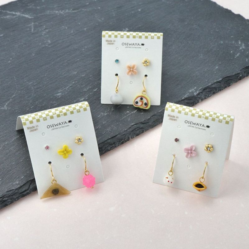 スイーツ ケーキ ピアス 14k