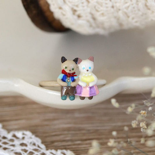 【Ayatorie】ネコの仲良しリング