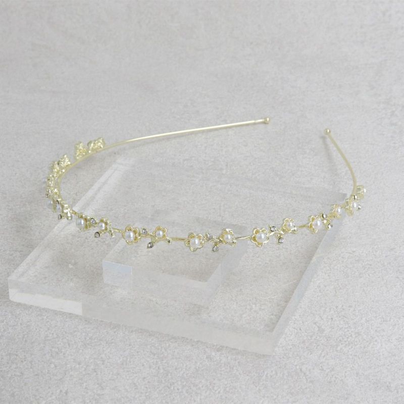 Classy カチューシャ バックカチューシャ 2way ミニ フラワー