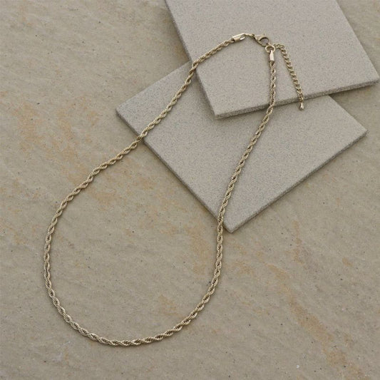 ネックレス ニッケルフリー sable gold サブルゴールド パイプロープチェーン ショートネックレス