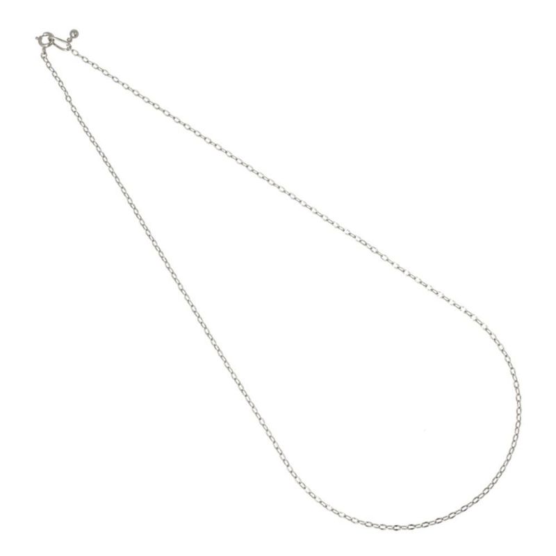 【Finobelle】necklace charm/選べるペンダントチャーム 本ロジウム厚メッキ 平アズキチェーン ショートネックレス ニッケルフリー