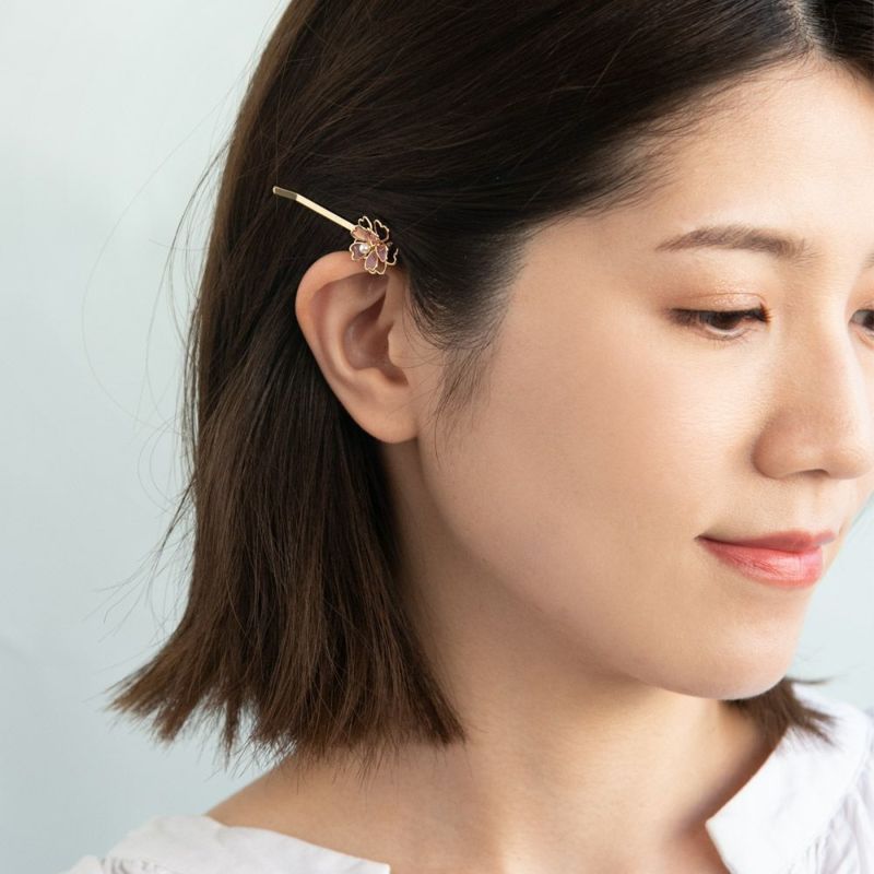 ヘアピン ニッケルフリー 桜 パール アメピン – OSEWAYA