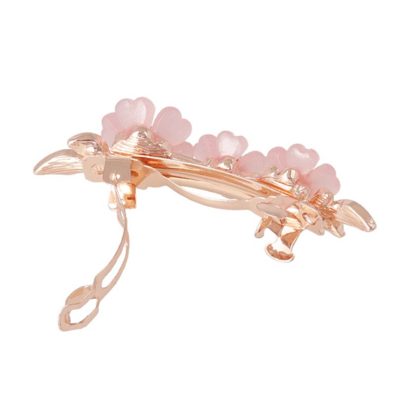 バレッタ ニッケルフリー トリプル 桜 リーフ メタル – OSEWAYA