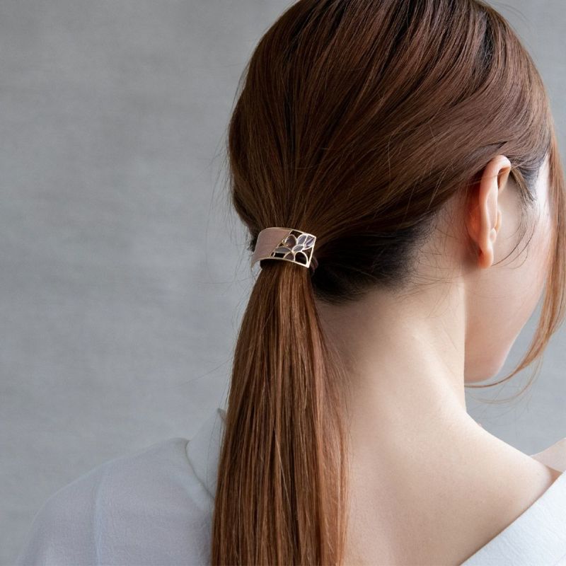 ヘアゴム 透かしメタル カラー レクタングル ヘアポニー – OSEWAYA