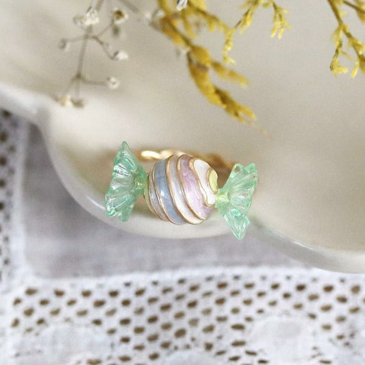 【Ayatorie】かわいいキャンディのリング(GR)