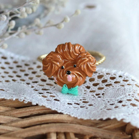 【Ayatorie】トイプードルのクッキーリング(BR)