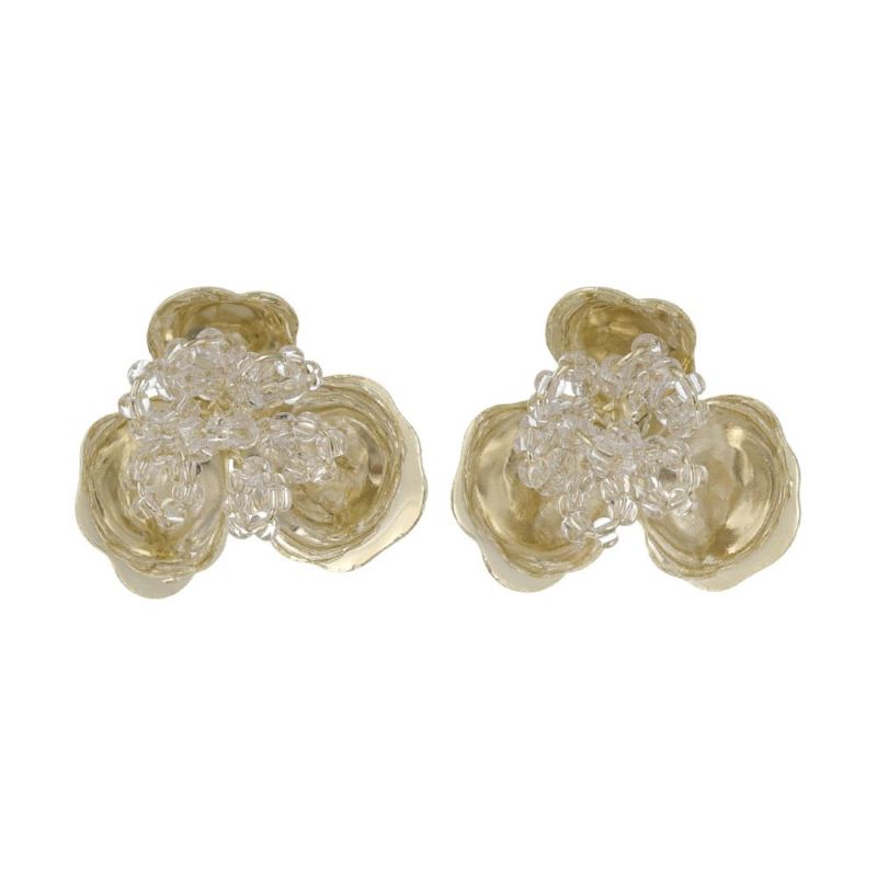 【関税込み】Chopova Lowena ゴールド Lucky Star ピアス Gold Colored Chain Pierce_staple/long｜cobaco