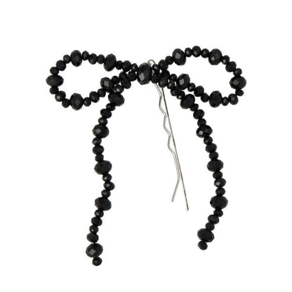 ヘアピン beads accessory カットビーズ リボン アメピン カフピン