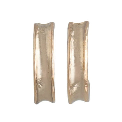 ピアス シンプル K18ピンクゴールドポスト C型 スタッドピアス