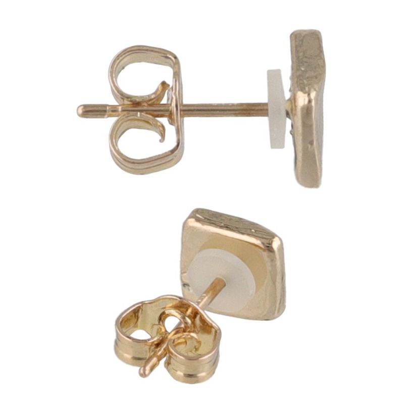 ※Samiさま専用　K18 ピアス ピアス スクエア ハンマーワーク K18ピンクゴールドポスト