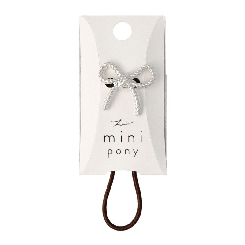 ヘアゴム mini pony リボン メタル ヘアポニー – OSEWAYAオンラインストア