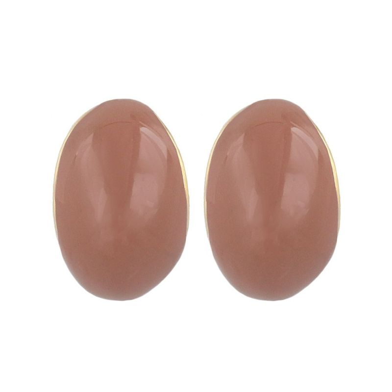 ピアス エポ カラー ラウンド カーブ チタンポスト スタッドピアス