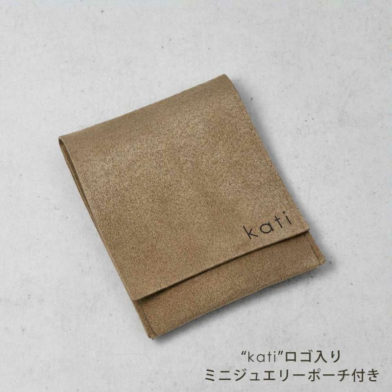ネックレス kati バロックパール さざれ天然石（ローズクォーツ