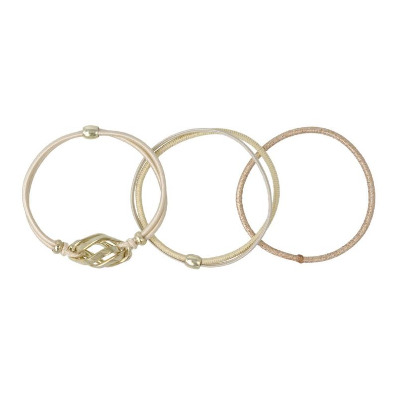 ヘアゴム Candy Arrange マルチシェイプ カラー メタル ツイスト