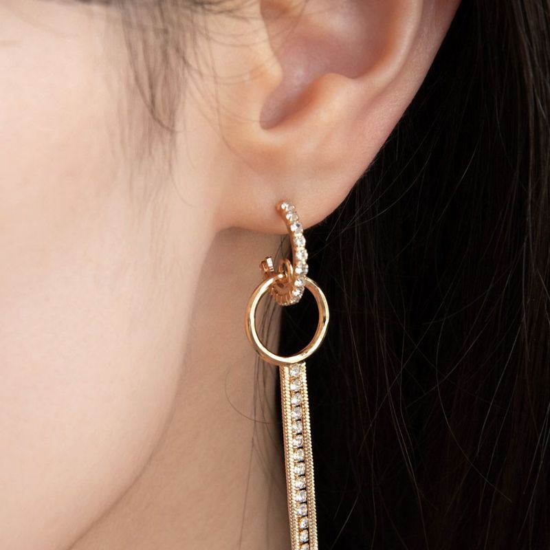 STONE HENgE◆SA24BA0A 14K ローズゴールド シングルピアス STONEHENgE】14K ローズゴールドピアス B0029〜SHe Collection