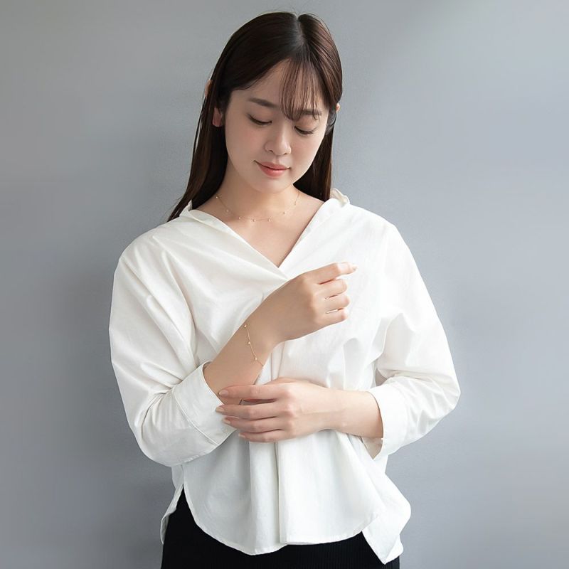 ネックレス ステンレス メタル 淡水パール ミニ 小粒 下がり 超