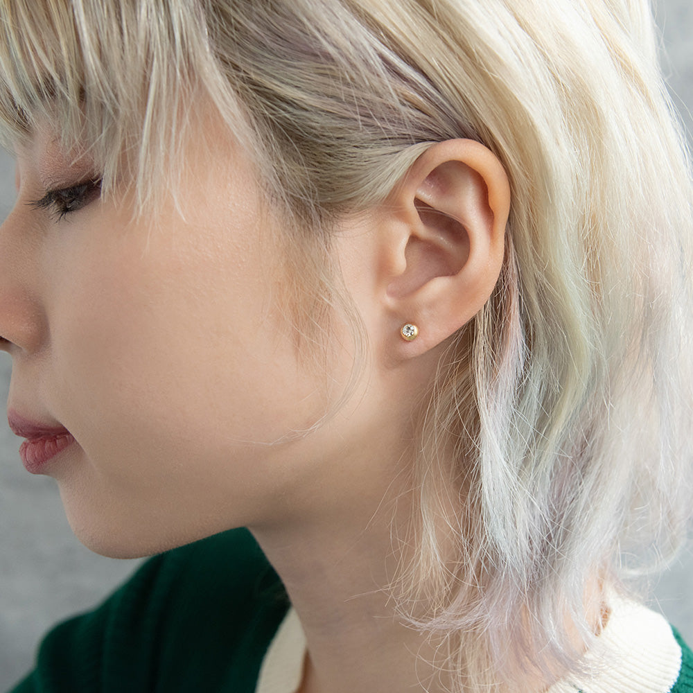 ボディピアス サージカルステンレス 316L ストーン 両ネジ式