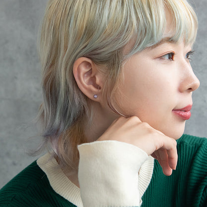 ボディピアス サージカルステンレス 316L ストーン パヴェ ネジ式 ストレートバーベル 14G 【1個販売】