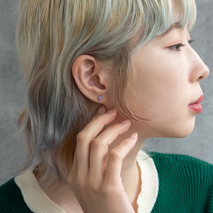 ボディピアス サージカルステンレス 316L ストーン パヴェ ネジ式 ストレートバーベル 14G 【1個販売】