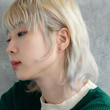 ボディピアス トカゲ ストレートバーベル ネジ式 サージカルステンレス 14G 【1個販売】