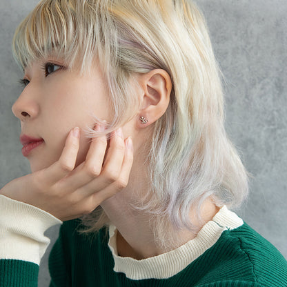 ボディピアス トカゲ ストレートバーベル ネジ式 サージカルステンレス 14G 【1個販売】