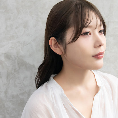 ボディピアス スター ストレートバーベル ネジ式 サージカルステンレス 16G 【1個販売】