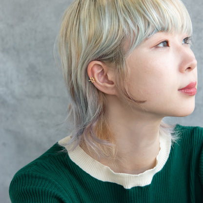 ボディピアス 六芒星 ストレートバーベル ネジ式 サージカルステンレス 16G 【1個販売】