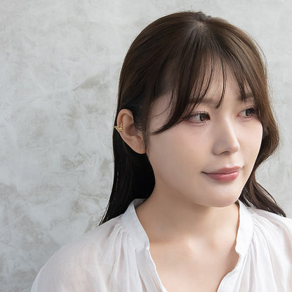 ボディピアス 蝶 バタフライ ストレートバーベル ネジ式 サージカルステンレス 18G 【1個販売】