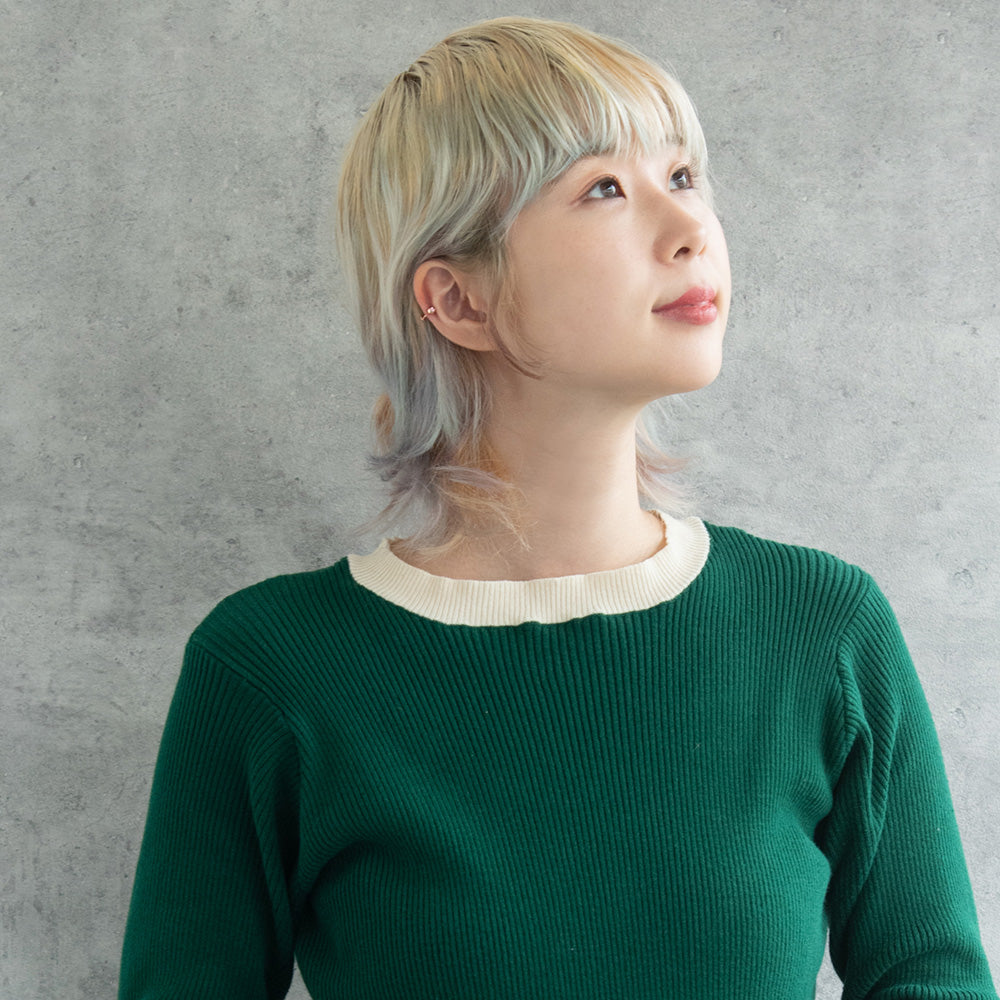 ボディピアス サージカルステンレス 316L カットガラス ネジ式 ラブレットスタッド 18G 【1個販売】