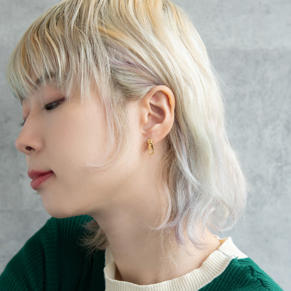 ボディピアス ファスナー ジッパー チャック ストレートバーベル ネジ