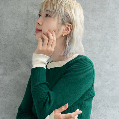 ボディピアス ファスナー ジッパー チャック ストレートバーベル ネジ式 サージカルステンレス 14G 【1個販売】