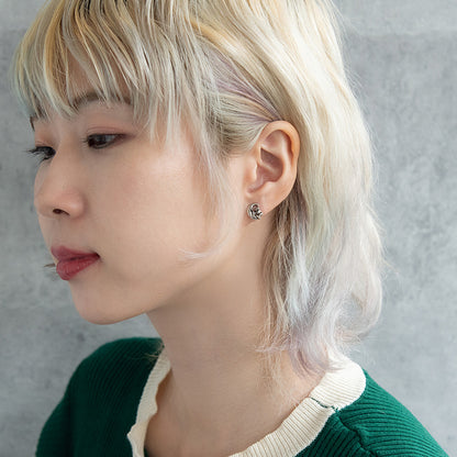 ボディピアス 三日月 ムーン 蛙 カエル ストレートバーベル ネジ式 サージカルステンレス 14G 【1個販売】