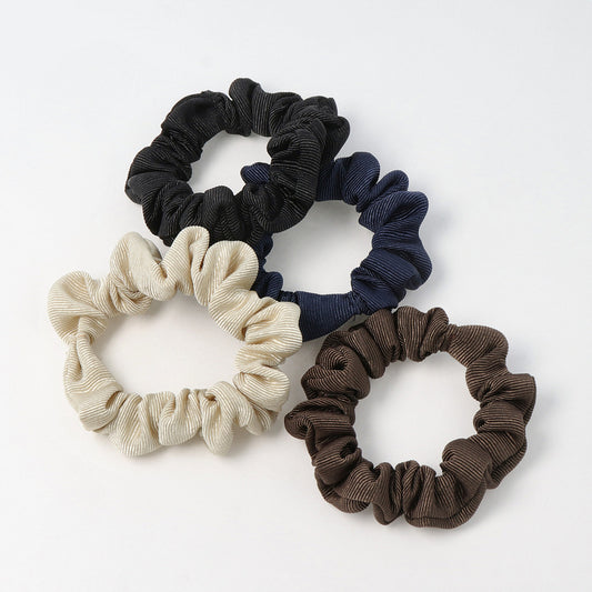 シュシュ グログラン シンプル ヘアゴム ヘアポニー