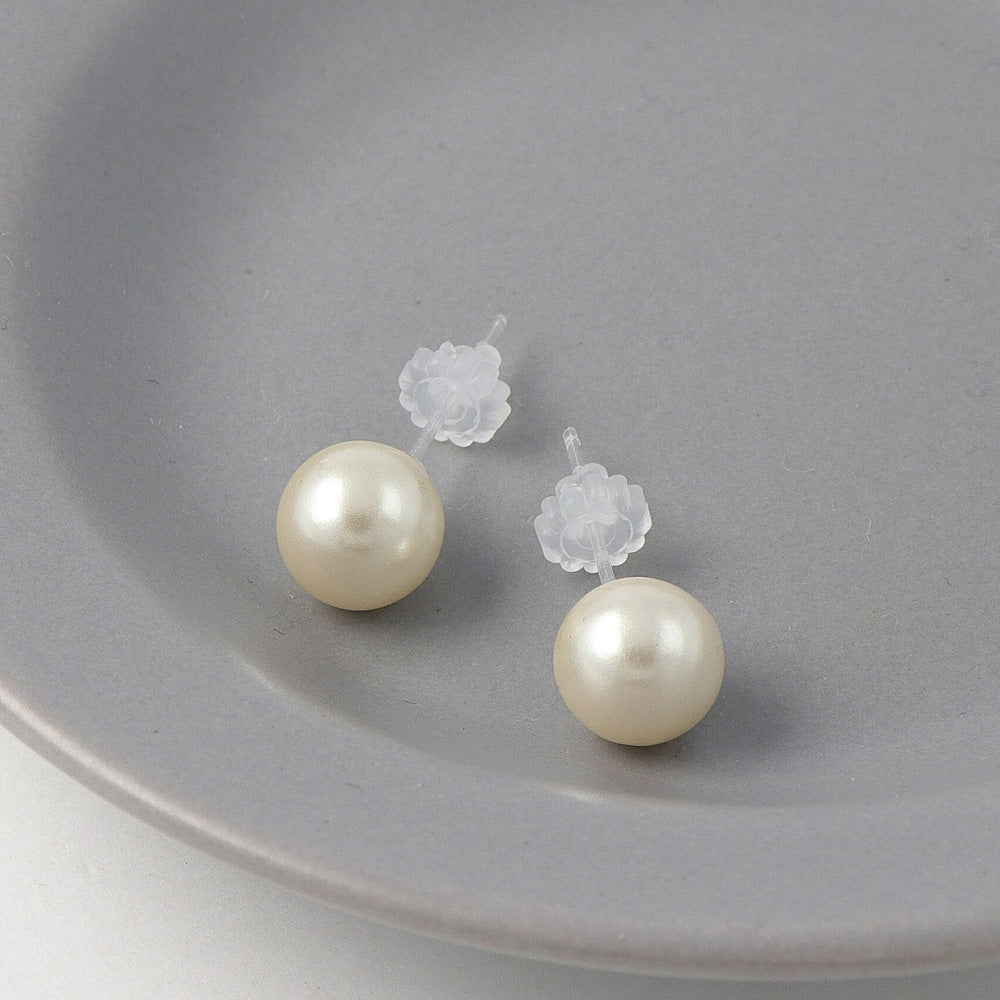 樹脂ピアス パール 8mm ポストピアス – OSEWAYAオンラインストア