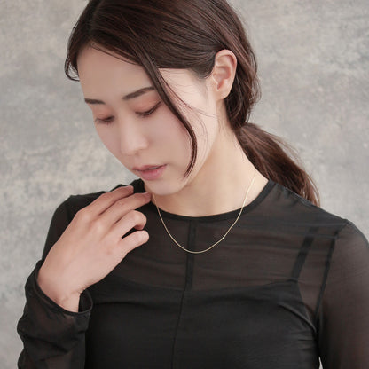 ネックレス ニッケルフリー 喜平チェーン ショートネックレス 日本製