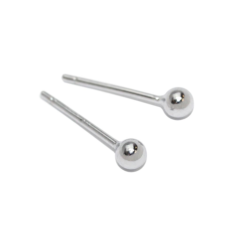 ピアス シルバー925 釈迦玉 ボール 3mm スタッドピアス