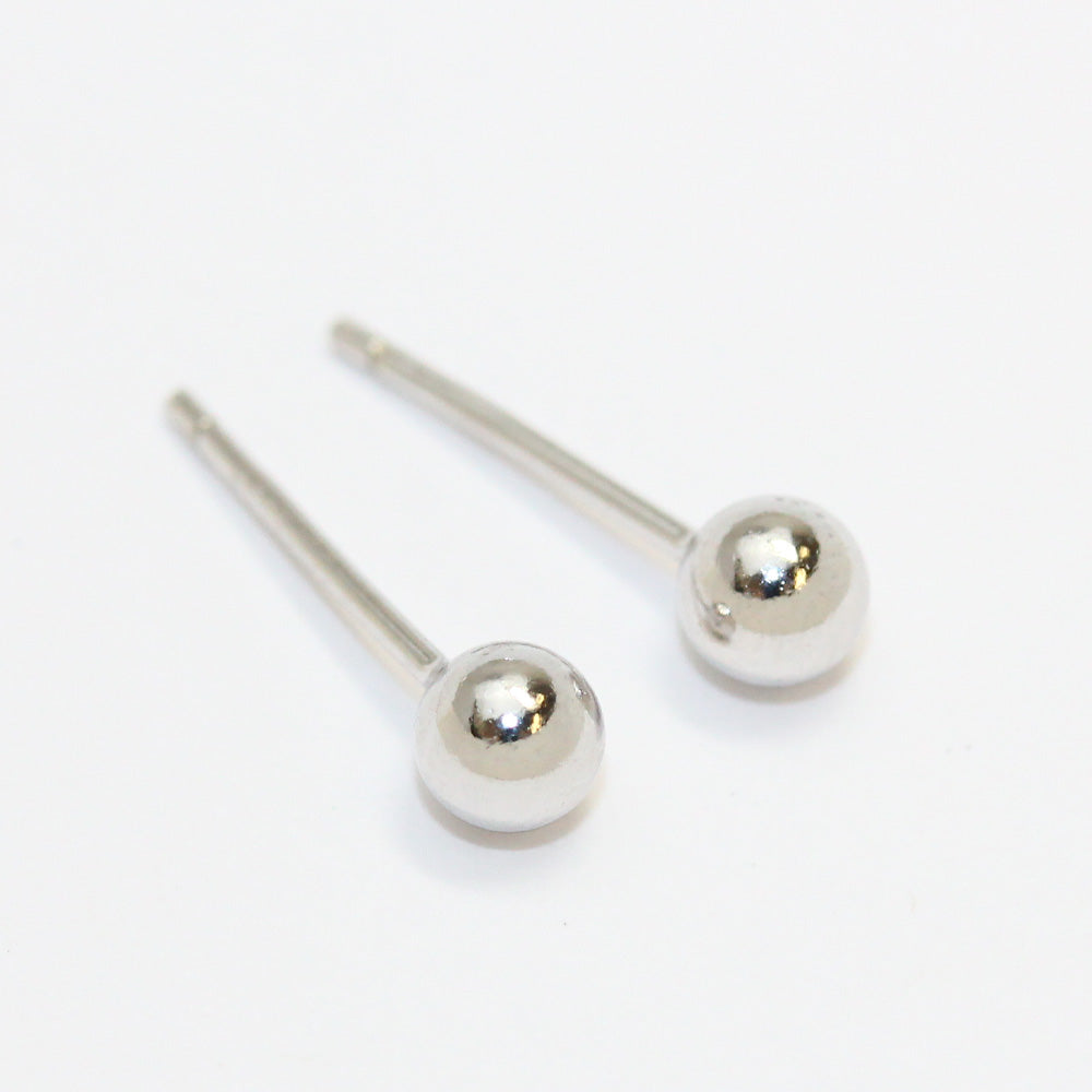 ピアス シルバー925 釈迦玉 ボール 4mm スタッドピアス