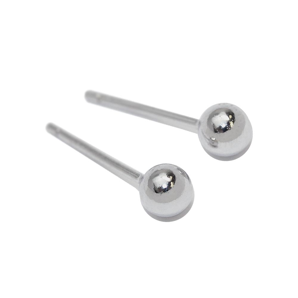ピアス シルバー925 釈迦玉 ボール 4mm スタッドピアス – OSEWAYA