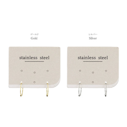 ピアス ステンレス 1cm シームレスリング フープピアス