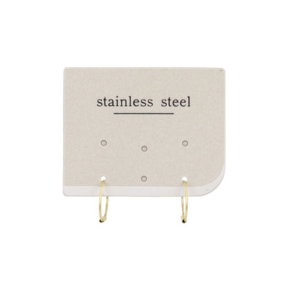 ピアス ステンレス 1cm シームレスリング フープピアス