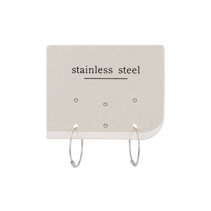 ピアス ステンレス 1.3cm シームレスリング フープピアス